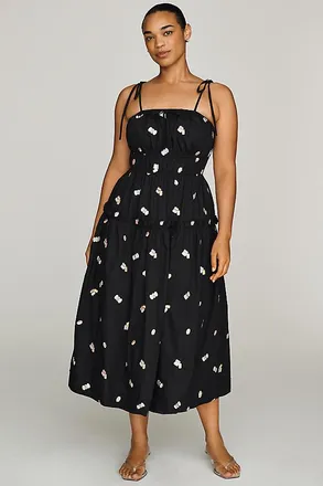 En Saison Macaronette 100% Cotton Midi Dress