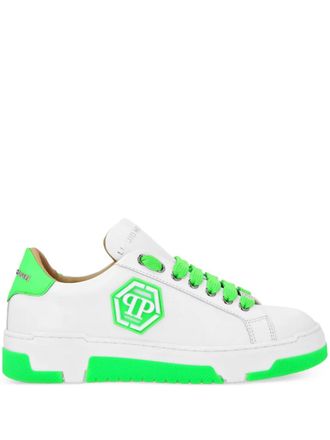 Philipp Plein Hexagon-logo sneakers - White