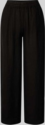 Zabaione Leinenhose mit Eingrifftaschen in Black, Gr&ouml;&szlig;e XL