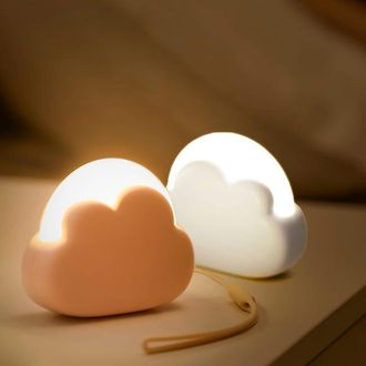 OEM L&aacute;mpara De Noche Led Moderna De 2w Y 200lm, Luz C&aacute;lida/blanca Ajustable, Bater&iacute;a Recargable Usb De 1200mah, Tama&ntilde;o Compacto De 9,42 X 7,86 X 3,6 Cm