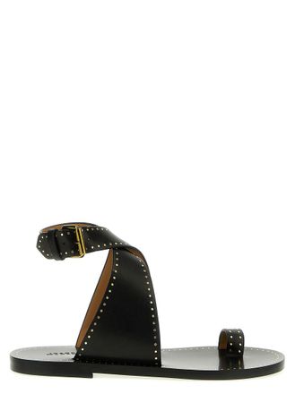 Isabel Marant Black Studded Jools Sandal