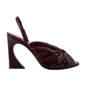 Fendi High Heel Sandals, female, Purple, Size: 11 US Fendi With Heel