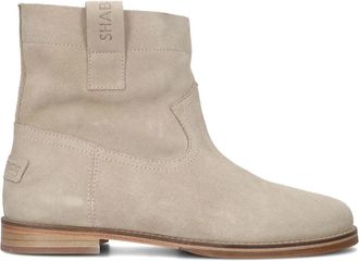 Shabbies Amsterdam Schoenen, Dames, Beige, 38 EU, Su&egrave;de, Beige Su&egrave;de Enkellaarzen voor Dames