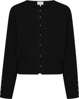 Dante6 Lorya Beaded Detail Cardigan - Dames - Truien - Zwart - Maat: L Viscose