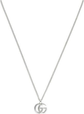 Gucci Accessoires, Dames, Grijs, ONE Size, GG Marmont Pendant Necklace