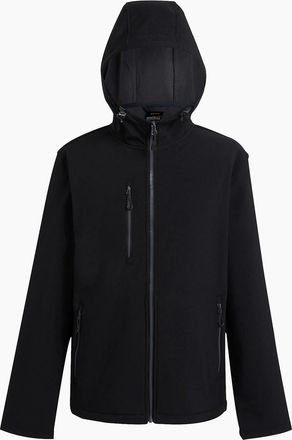 Regatta Mens Regatta Professional Mens 2 Layer Soft Shell Jacket - Black - Size: 46/Regular