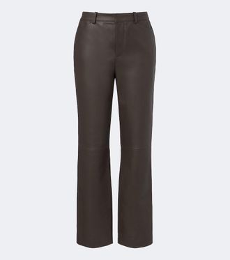 Vince Leather straight pants