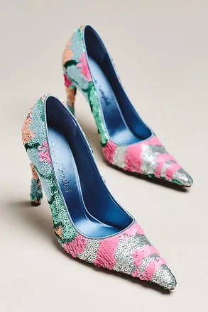 Jeffrey Campbell Good Sequin Pumps