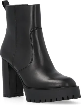 Pinko Womens Block Heel Ankle Boots Black
