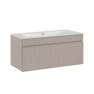 Petits Meubles Mueble lavabo encastrado estratificado 100cm