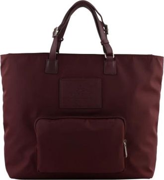 Pourchet Cabas Escale - Dames - Shoppers - Rood - ONE Size - Leer - Tassen