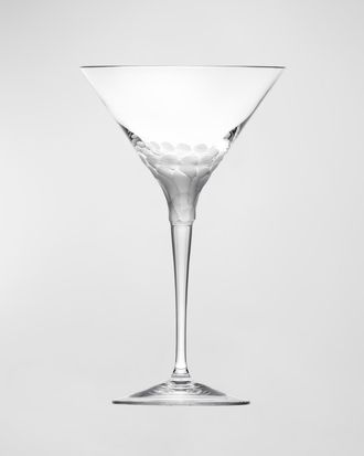 Moser Pebbles Stemmed Martini Glass
