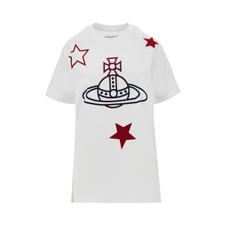 Vivienne Westwood Orb and Stars T-shirt Woman XS