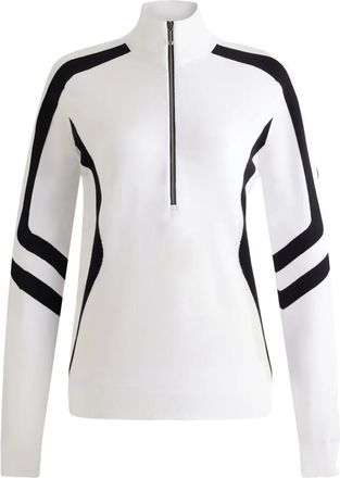 Fusalp Maglione Virginie con zip - Bianco