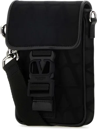 Valentino Garavani Mens Toile Iconographe Phone Case Nero Cover Accessory