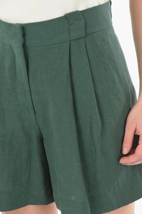 Blaze Shorts in Lino con Pinces Blaz&egrave;
