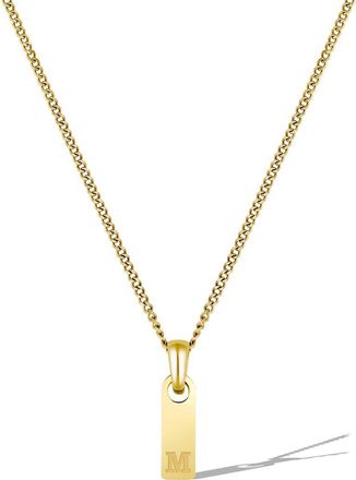 Vincero Mens Initial Pendant Necklace in Gold - M at Nordstrom