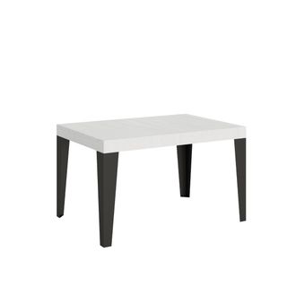 Itamoby Itamoby - Tavolo Allungabile 90x120/224 Cm Flame Bianco Frassino Telaio Antracite