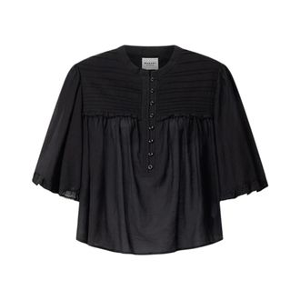 Isabel Marant Top - female - Marant &eacute;toile - Blouses - Black - XS - Blouses & Shirts