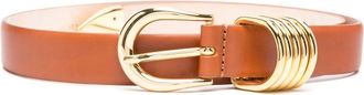 Déhanche Brown Hollyhock Belt - Womens - Calf Leather
