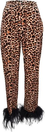 Giulia N Couture Elegante broek met stretchstof - Dames - Slim Fit Broeken - Veelkleurig - S - Polyester - Broeken