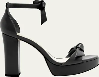 Alexandre Birman Mabeleh Leather Platform Sandals
