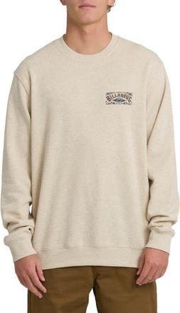 Billabong Short Sands Graphic Sweatshirt in Oatmeal Heather at Nordstrom, Size Xx-Large