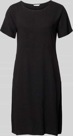 Zabaione Relaxed Fit Kleid aus Viskose-Mix Modell Tara in Black, Gr&ouml;&szlig;e XXL