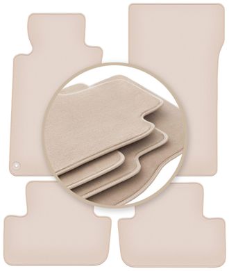 OEM Alfombrillas Beige Premium Para: Mercedes Clk W209 Coup&eacute; 1997-2009