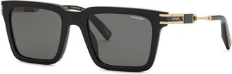 Chopard SCH411 Polarized 700P Mens Sunglasses Black Size 54
