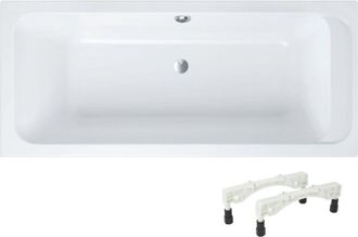 Villeroy & Boch Ba&ntilde;era Recta 180 X 80 Villeroy Et Boch Architectura Acr&iacute;lico Con Pies