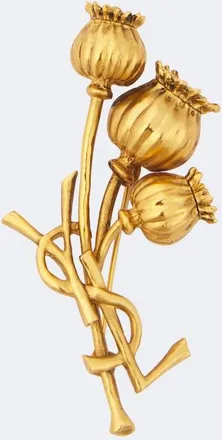 Saint Laurent Poppy Cassandre brooch