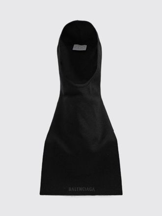 Balenciaga Enveloping Design Scarf in a Wool and Polyamide Blend