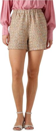 Amaya Amsterdam Glamoureuze Gouden Broek Mitsy - Dames - Bermuda - Veelkleurig - XS - Korte Broeken