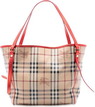 Burberry Pre-owned Burberry Small Haymarket Check Coated Canvas Canterbury Tote Ladies ITTIVGRO58CAL
