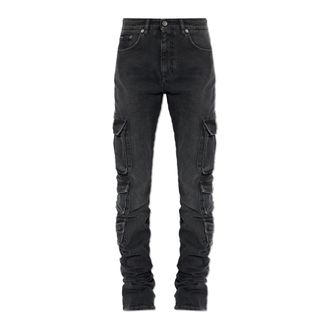 Dolce & Gabbana Slim-fit Jeans, female, Black, Size: M Cargo Jeans