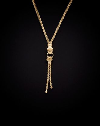 Italian Gold, Inc 14K Italian Gold Panther Head Drop Necklace
