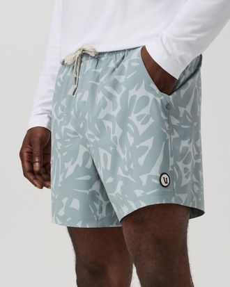 Vuori Clothing Kore Shorts Lined 5 | Blue Haze Juniper | XS, Size Extra Small
