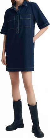 M&eacute;lissa Nepton Robe Ember Dress In Dark Denim