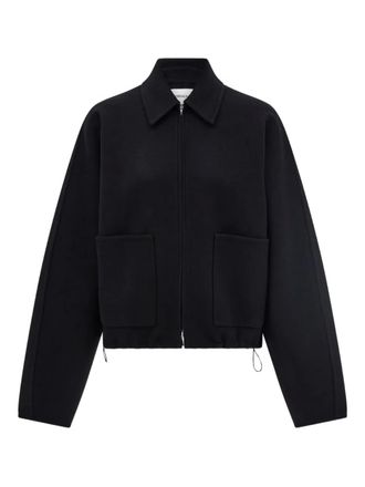 Ferragamo Bomberjack met trekkoord - Zwart
