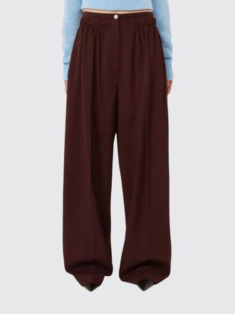 Sportmax Pantalone largo in cotone organico Sportmax