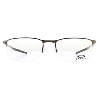 Oakley rechthoekige donkergroene herenglazen frames