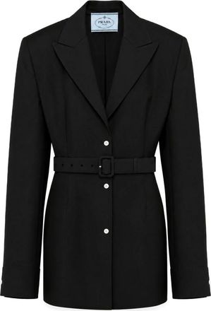 Prada Giacca - Coats - Mujer - Negro - S