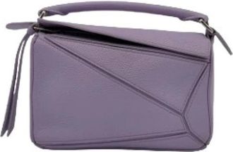Loewe Pre-owned Mini Crossbodytas - Dames - Vintage Mini Tas - Paars - ONE Size - Leer - Vintage