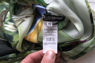 Dolce & Gabbana Multicolor Silk Jungle Print Women Maxi Dress