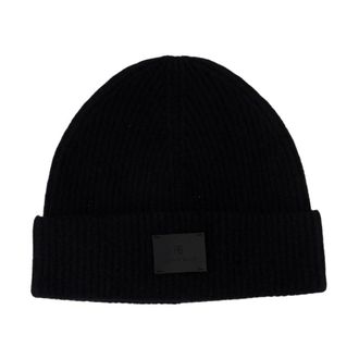 Anine Bing Carley Beanie - Dames - Hoeden - Zwart - ONE Size - Kasjmier - Accessoires