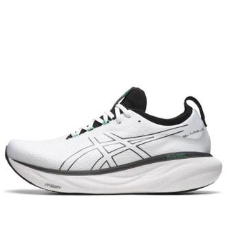 Asics Gel-Nimbus 25 White Black Green 1011B547-103