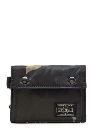 Porter Counter Shade Camouflage Nylon-twill Wallet - Khaki - One Size