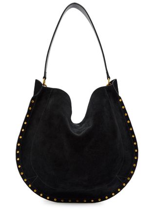 Isabel Marant Oskan Hobo Suede Shoulder bag - Black - One Size