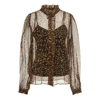 Twinset Dames, Blouses & Shirts, Veelkleurig, Maat: M Zijde